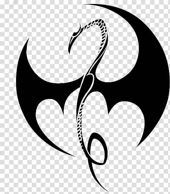 Iron Fist Black Widow Daredevil Punisher Logo, chest tattoo transparent background PNG clipart