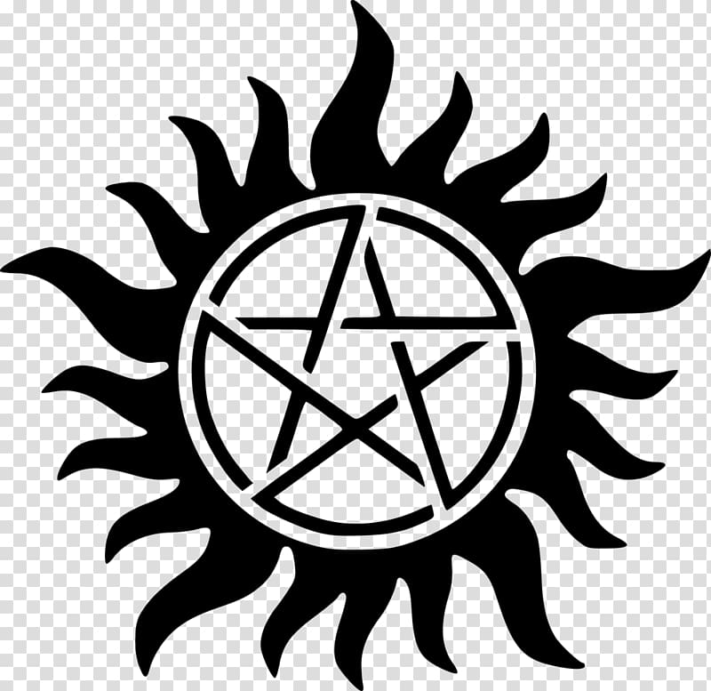Castiel Devil\'s Trap Logo Art , supernatural transparent background PNG clipart