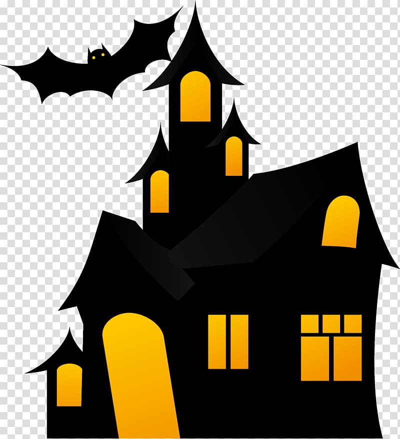 Halloween Haunted House transparent background PNG clipart