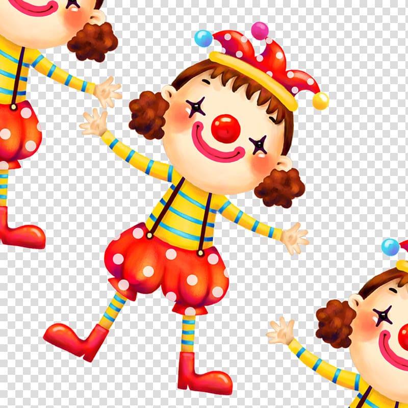 Performance Clown Circus Juggling , Circus element transparent background PNG clipart