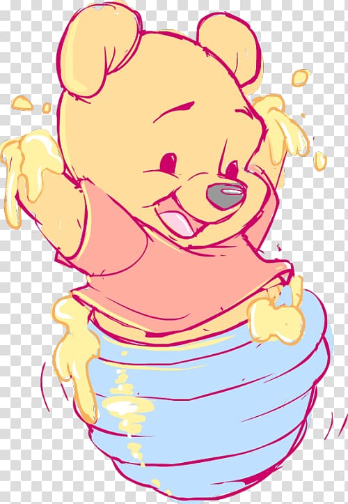 Winnie the Pooh Piglet Tigger Infant , winnie transparent background PNG clipart