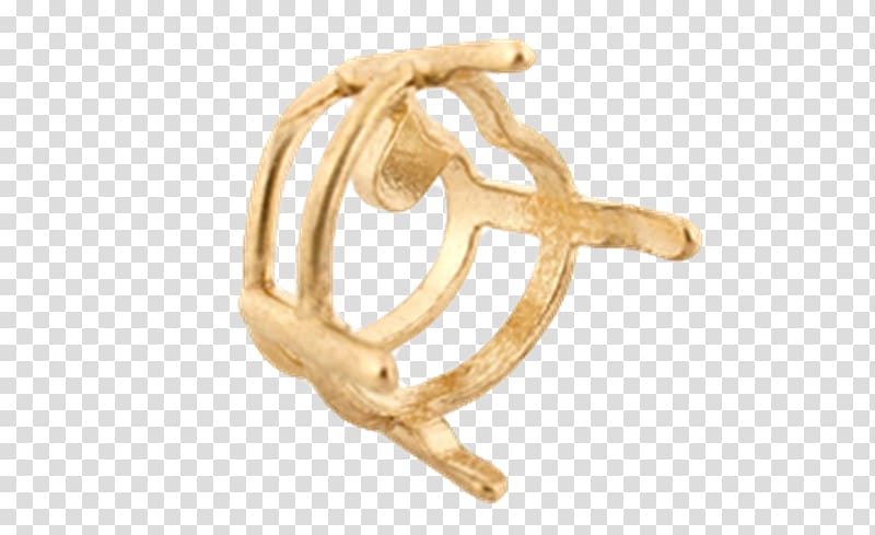 Ring Gold Symbol Body Jewellery, heart wax seal ring transparent background PNG clipart