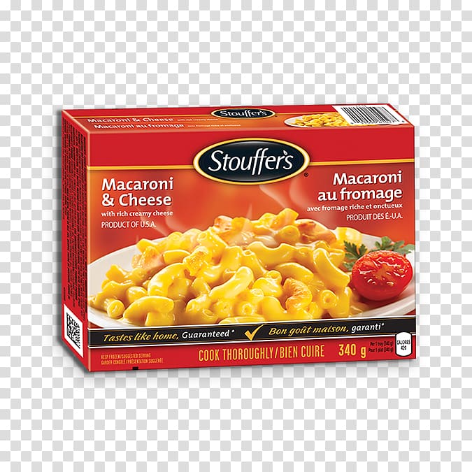 Vegetarian cuisine Salisbury steak Lasagne Stouffer\'s Macaroni and cheese, mac and cheese food lab transparent background PNG clipart