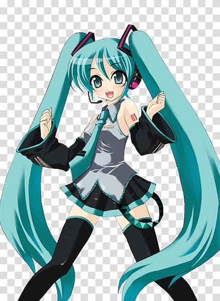 Hatsune Miku Anime Vocaloid Pixel art, hatsune miku transparent background PNG clipart