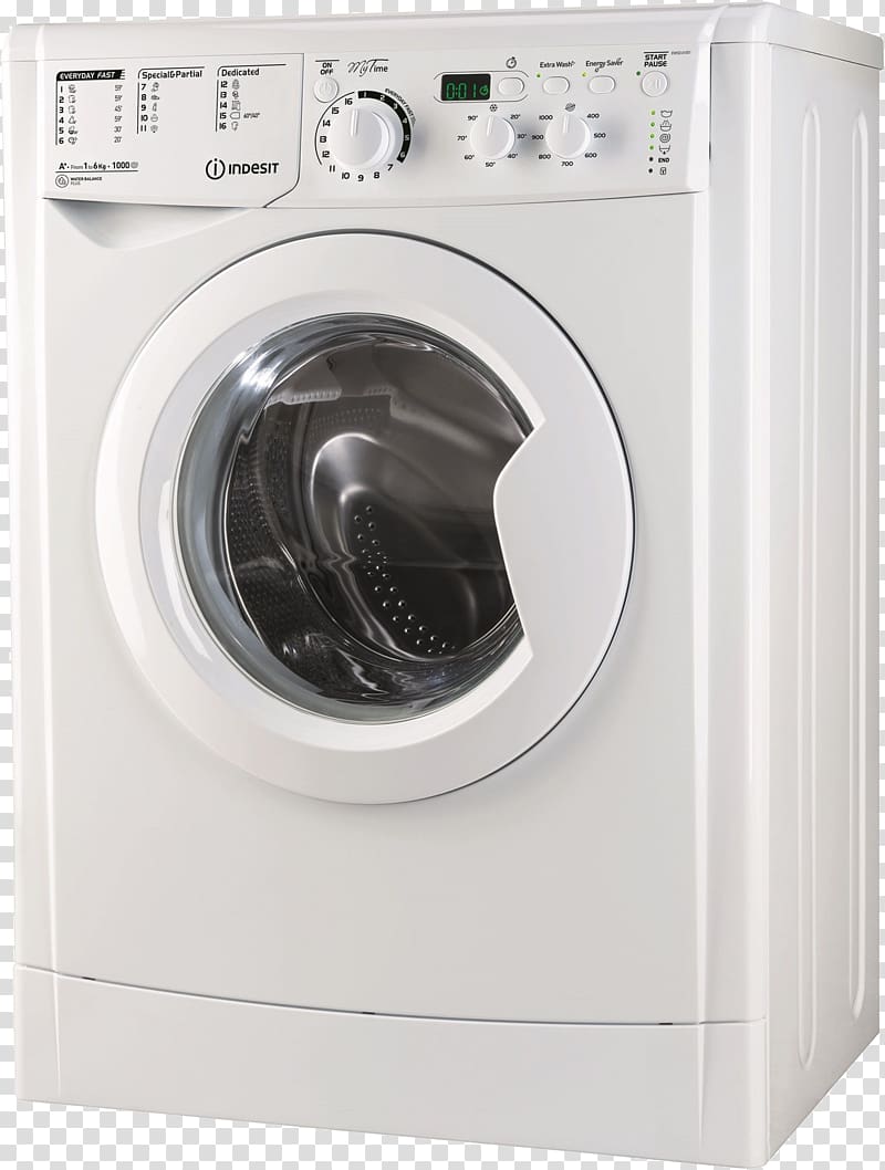 Washing Machines Indesit Co. Home appliance Price, washing machine signs transparent background PNG clipart