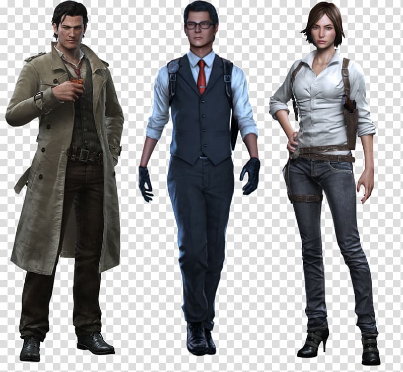 The Evil Within 2 Sebastian Castellanos Costume Cosplay, others transparent background PNG clipart