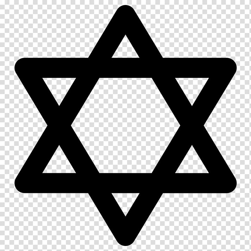Star of David Jewish symbolism Judaism, Judaism transparent background PNG clipart