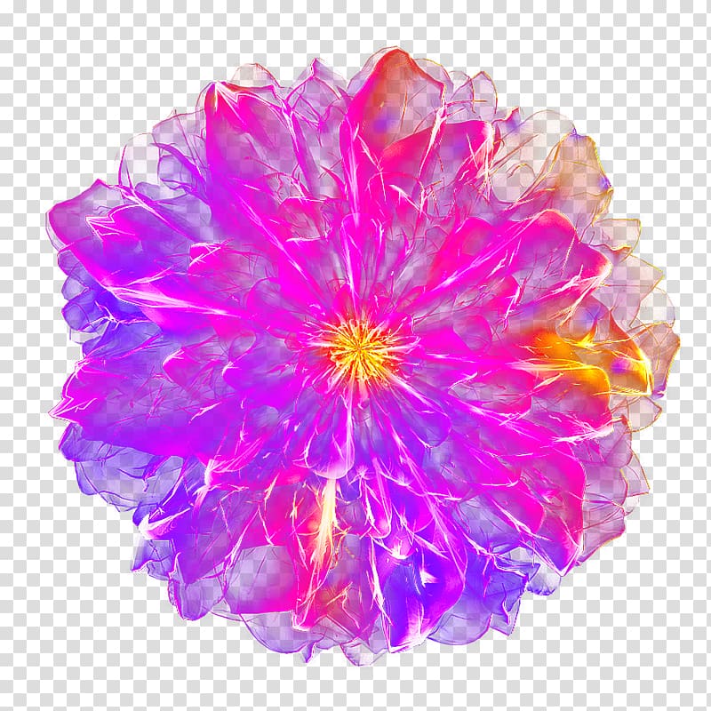 purple light effect flower effects transparent background PNG clipart