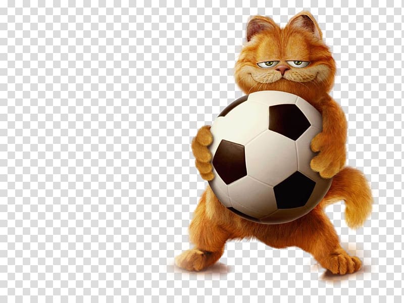 Garfield illustration, Garfield Cat , Garfield with Ball Free transparent background PNG clipart