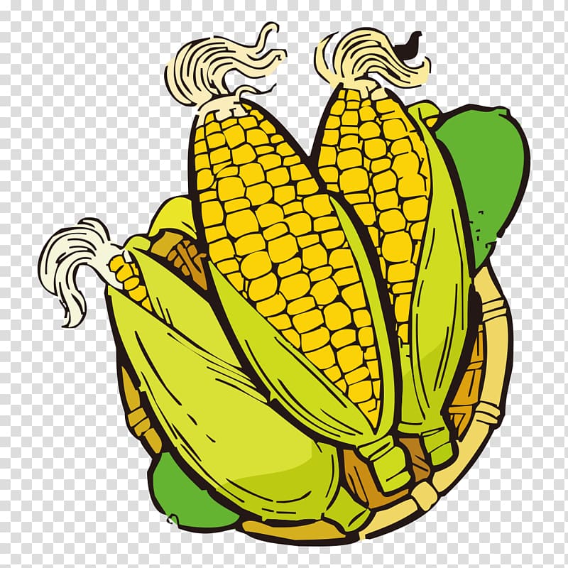 Banana Vegetable Maize , corn transparent background PNG clipart