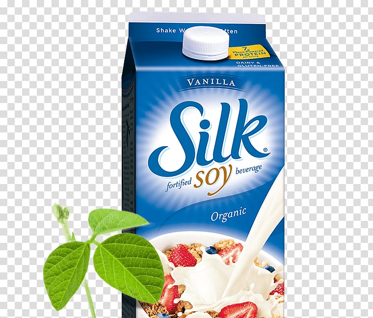 Soy milk Almond milk Milk substitute Silk Very Vanilla Soymilk, silk protein transparent background PNG clipart