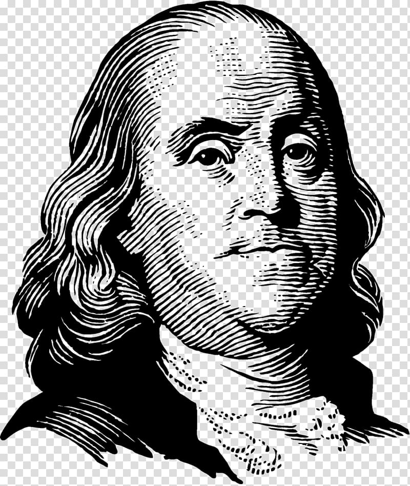 George Washington illustration, Benjamin Franklin National Memorial Franklin Institute , Benjamin Franklin transparent background PNG clipart