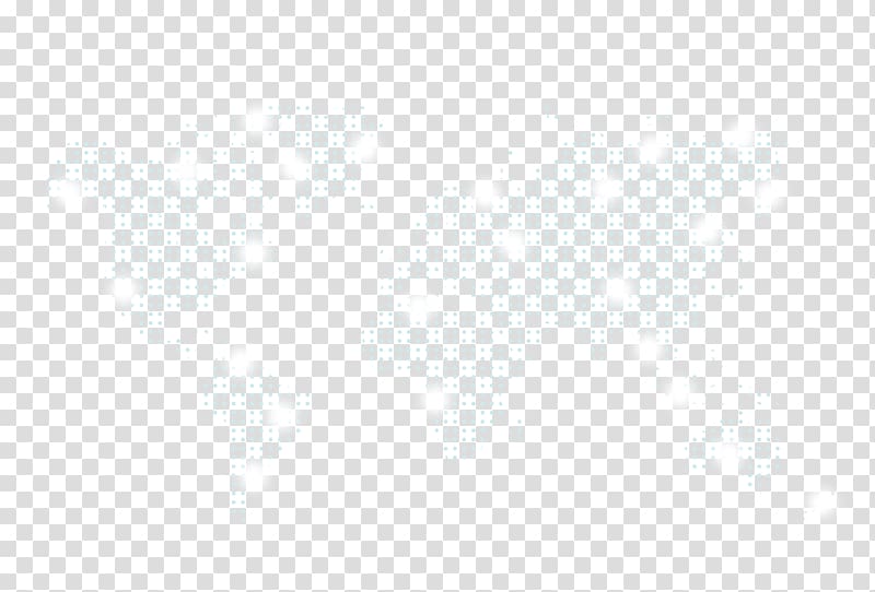 Line Symmetry Angle Point Pattern, Creative White Wave Point World Map transparent background PNG clipart