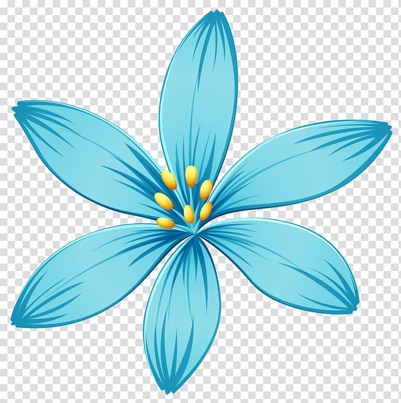 Flower Purple illustration Illustration, Blue Flower , blue flower illustration transparent background PNG clipart
