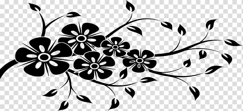 flower silhouette png