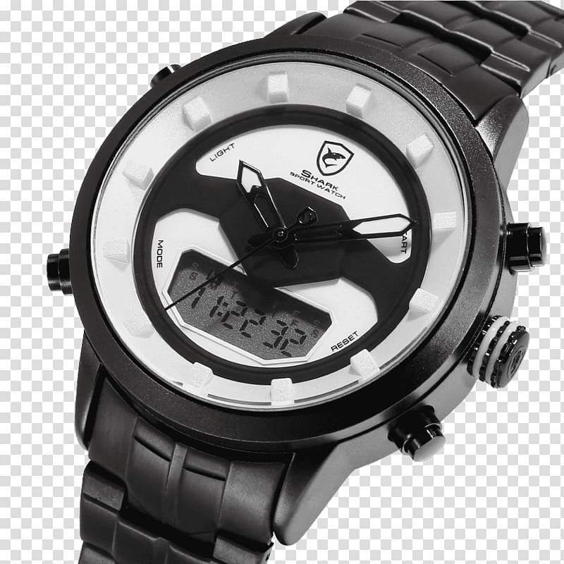 SHARK Sport Watch SHARK Sport Watch Stopwatch Quartz clock, watch transparent background PNG clipart