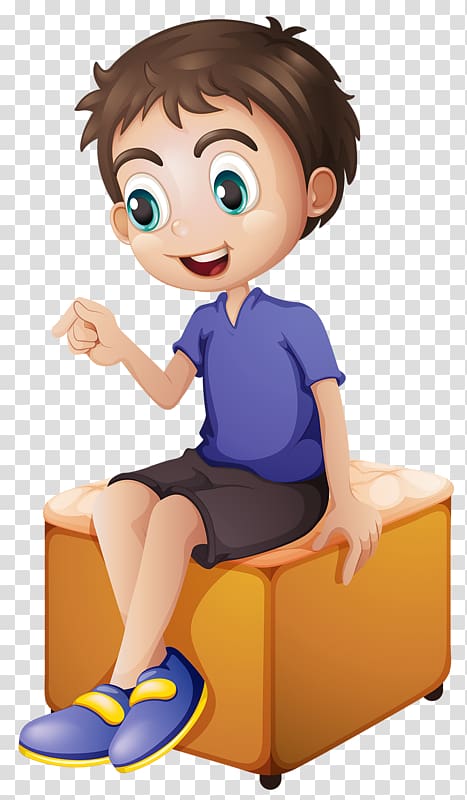 Chair Child, sitting boy transparent background PNG clipart