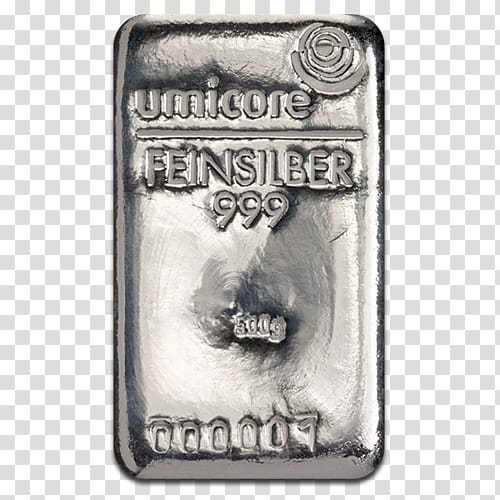 Ingot Silver coin Feinsilber Münzbarren, silver transparent background PNG clipart