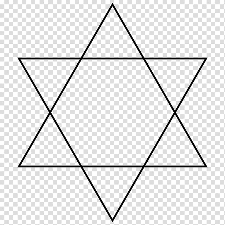 Sri Yantra Symbol Star of David, polygon transparent background PNG clipart