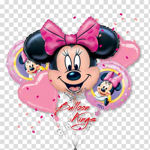 Minnie Mouse Mickey Mouse Mylar balloon Birthday, Balloon Party Gold Birthday Foil, Gold Number transparent background PNG clipart