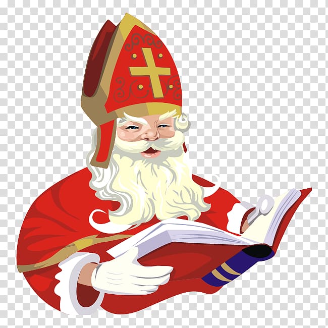 Santa Claus Saint Nicholas Day Christmas ornament Sinterklaas Child, santa claus transparent background PNG clipart