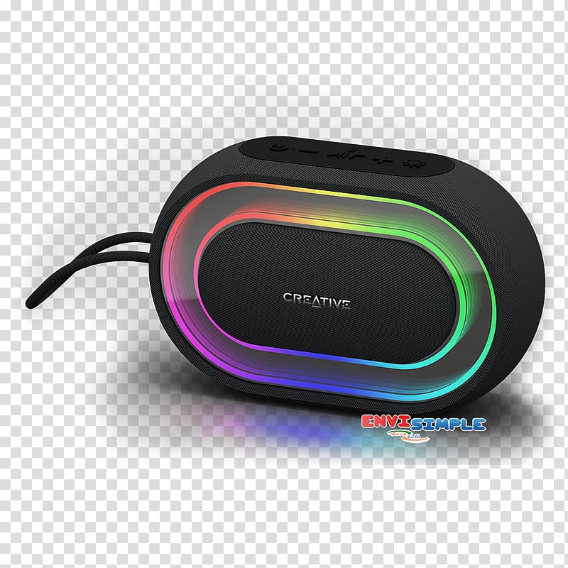 Wireless speaker Loudspeaker Creative Halo Bluetooth speaker Aux Creative Technology, bluetooth transparent background PNG clipart