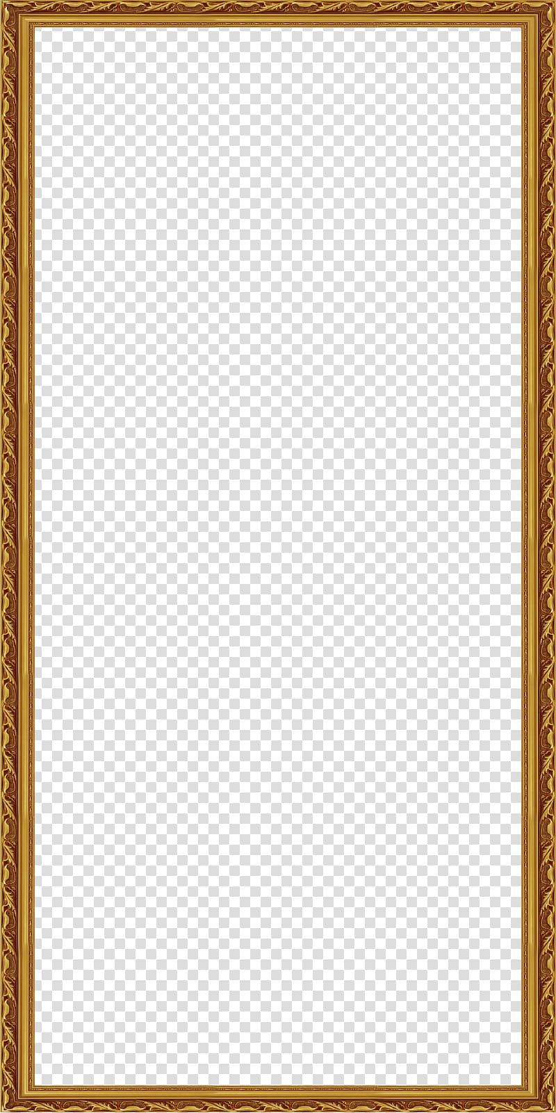 rectangular brown frame illustration, frame Pattern, European Border transparent background PNG clipart