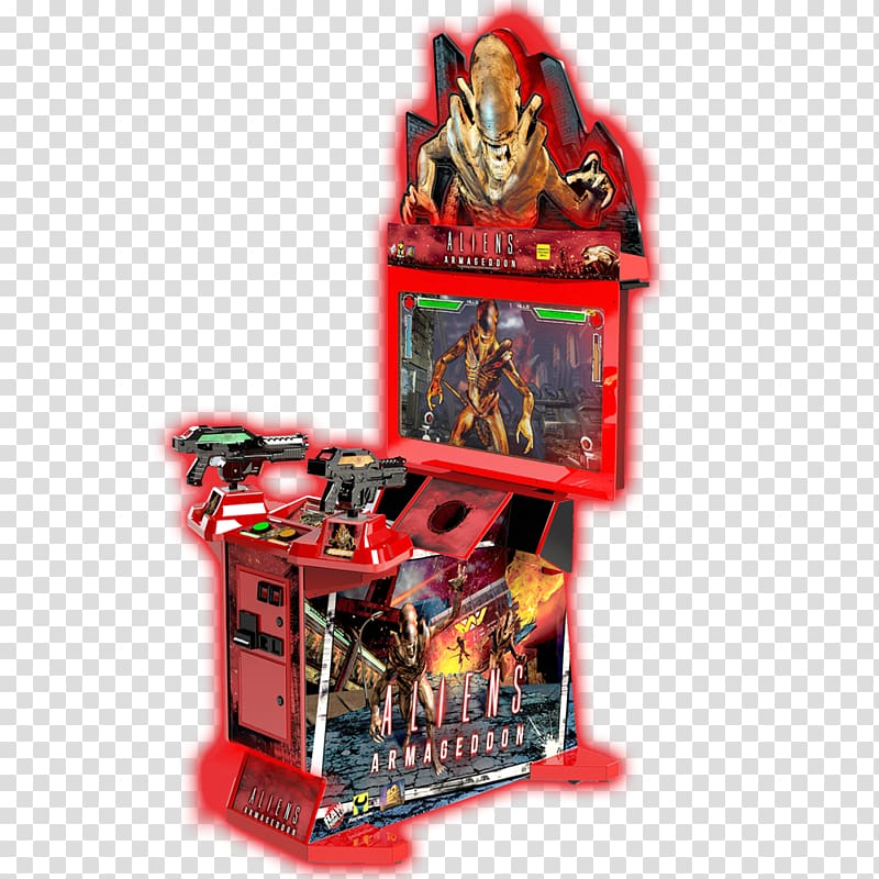 Aliens: Extermination Arcade game Video game Raw Thrills, sound system transparent background PNG clipart