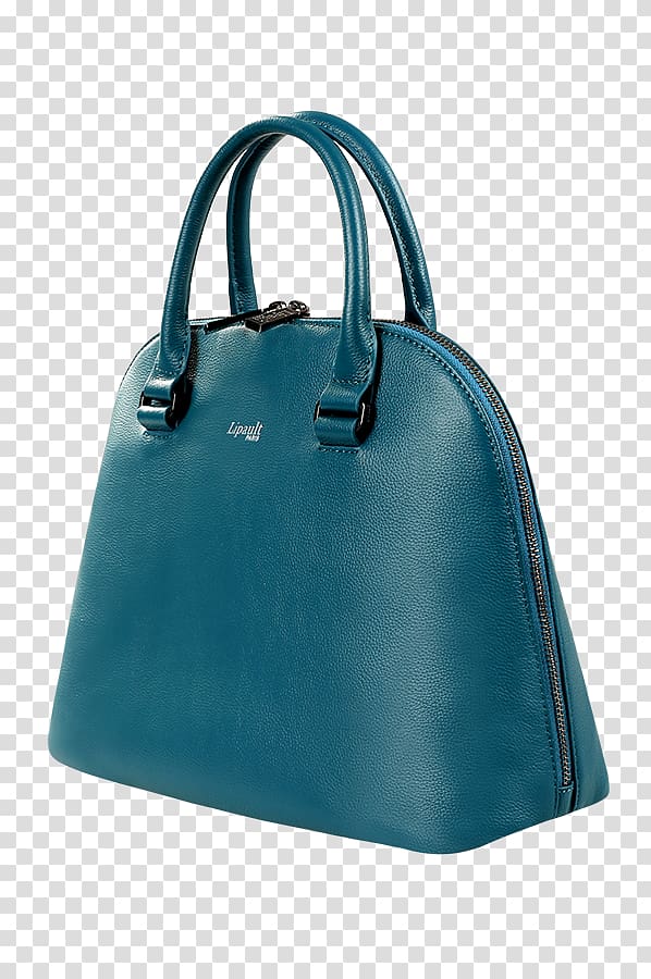 Tote bag Blue Leather Handbag, bag transparent background PNG clipart
