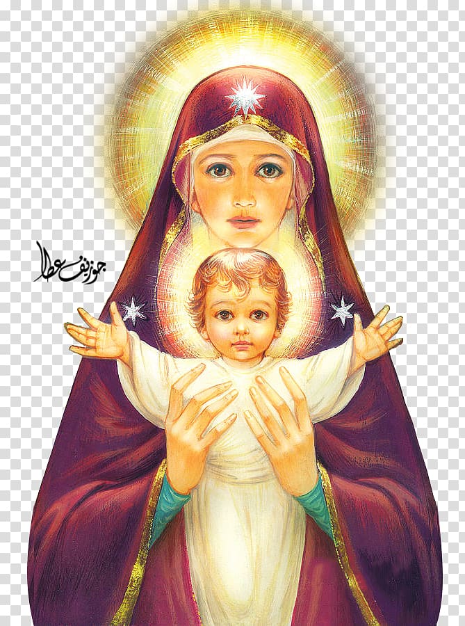 Mary Madonna and Child Child Jesus , Mary transparent background PNG clipart