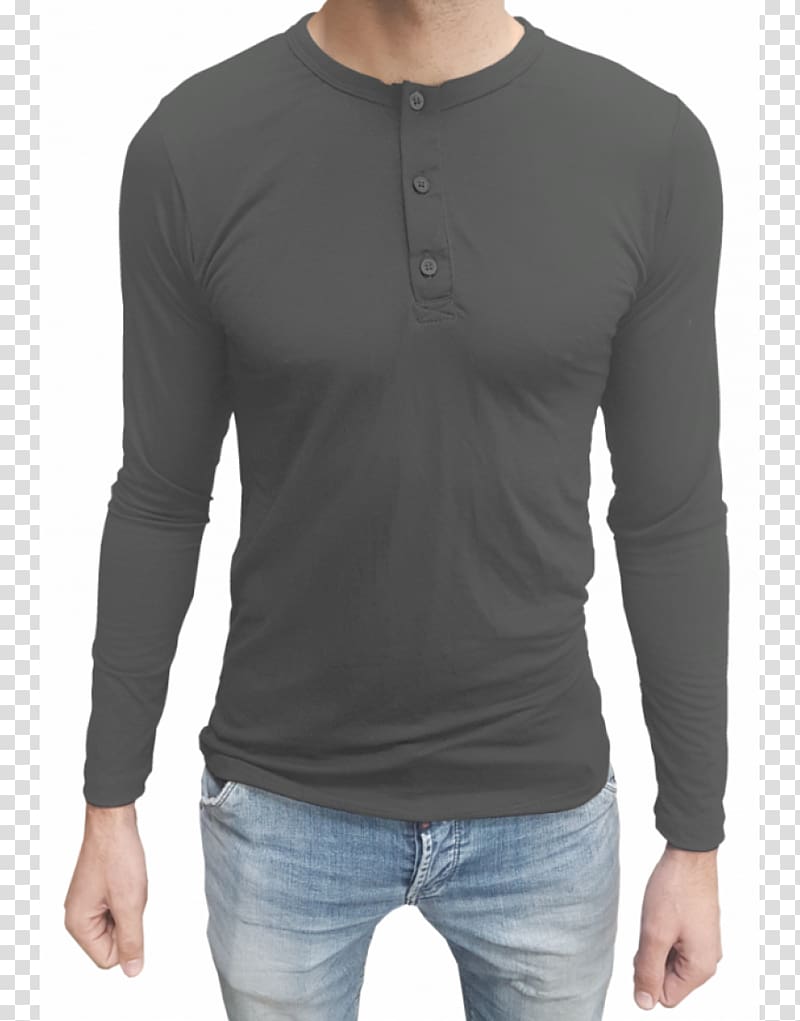 T-shirt Sleeve Henley shirt Button, T-shirt transparent background PNG clipart