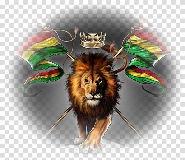 rasta lion head stencil