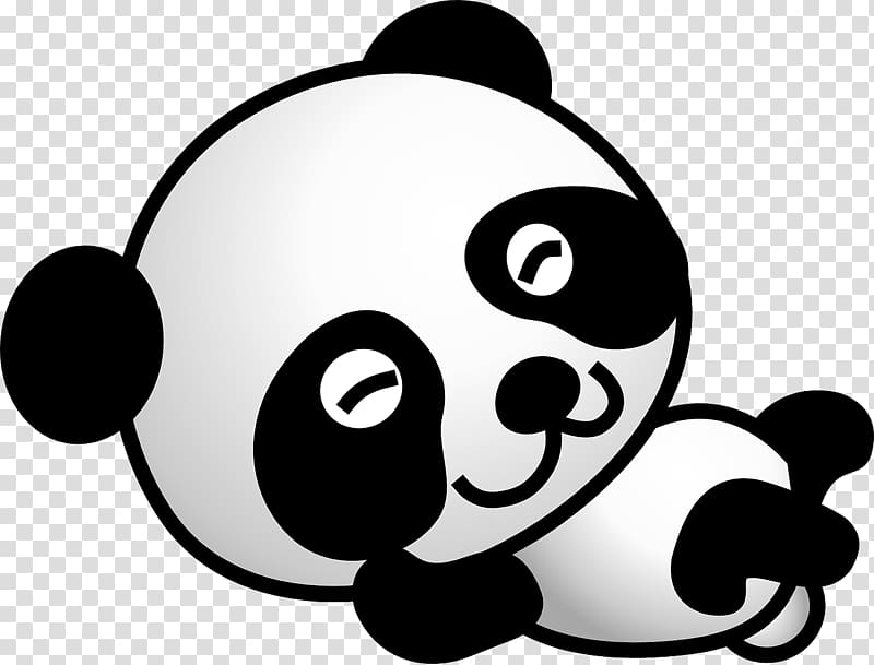 Giant panda Polar bear Red panda, Cartoon panda transparent background PNG clipart