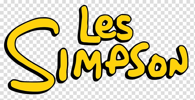 Les Simpson text, Les Simpson Logo transparent background PNG clipart