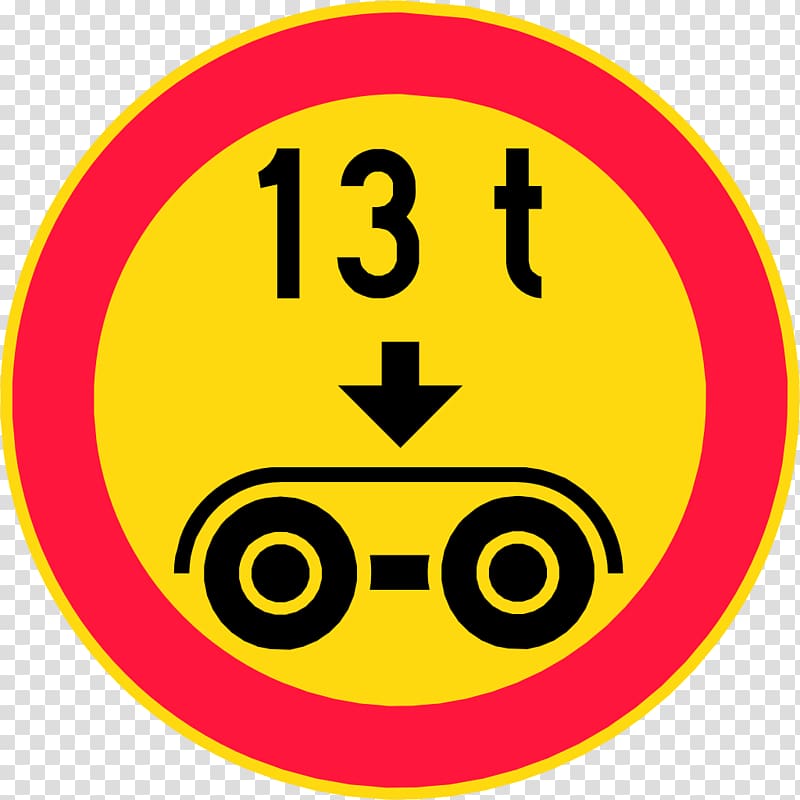 Traffic sign Vehicle Axle load , Finnish Transport Agency transparent background PNG clipart