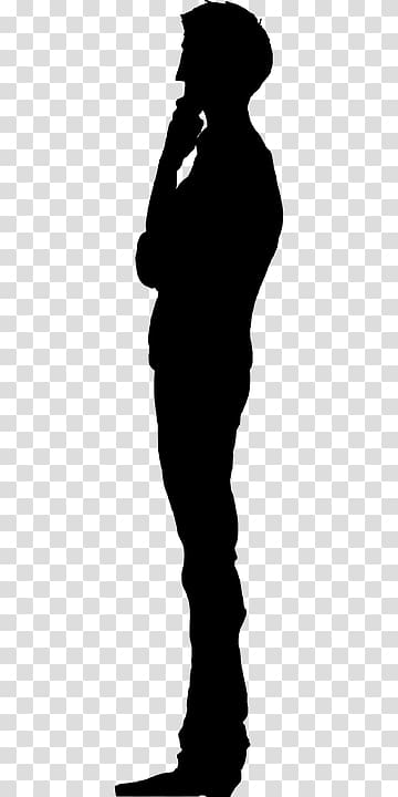 Silhouette Person, Silhouette transparent background PNG clipart