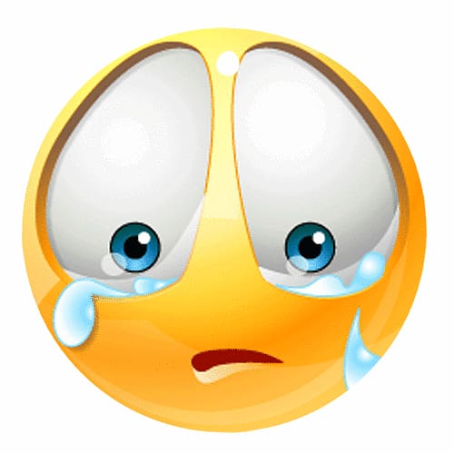 Crying Smiley Face Emoticon , Crying Face transparent background PNG clipart