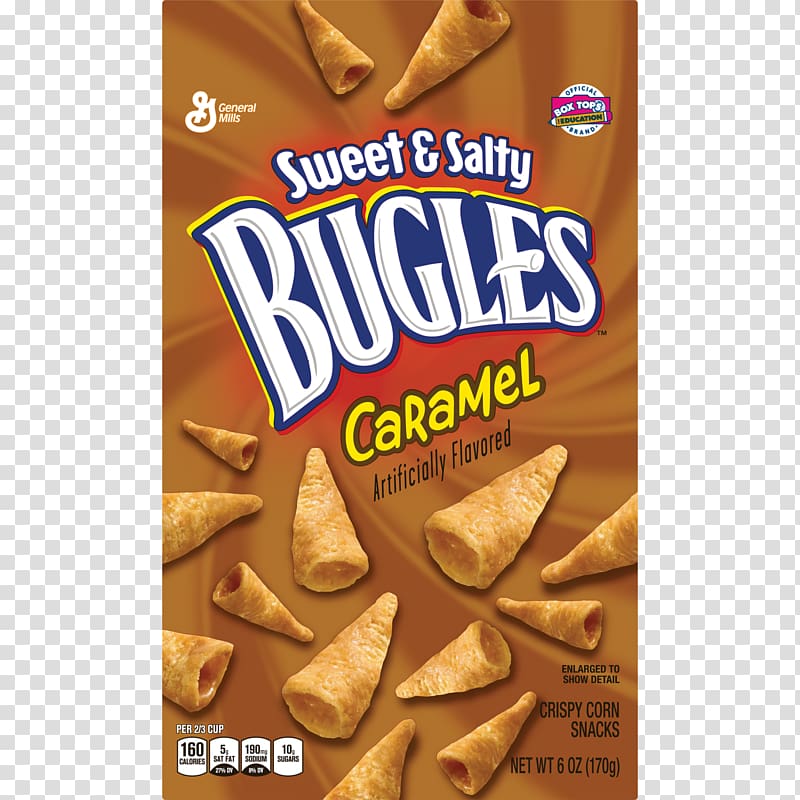 Bugles Salt Caramel Snack mix, salt transparent background PNG clipart