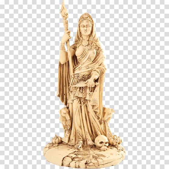 Hecate Greek mythology Goddess Statue Deity, Greek statue transparent background PNG clipart