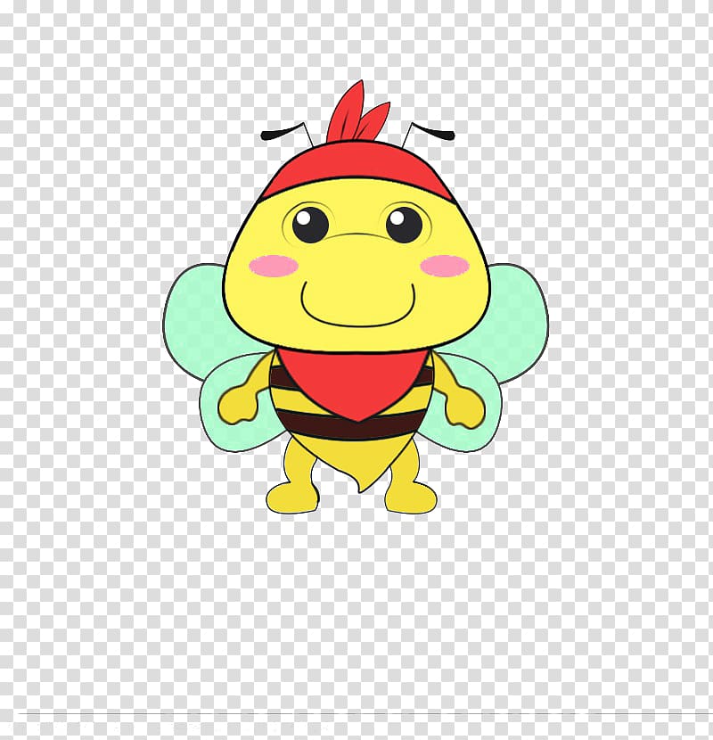 Apidae Cartoon Animation, Bee cartoon transparent background PNG clipart