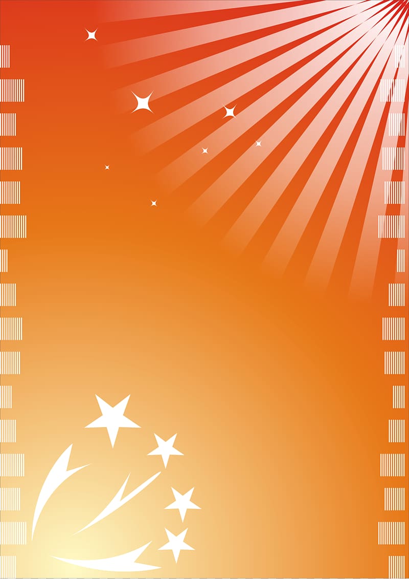 orange poster design background