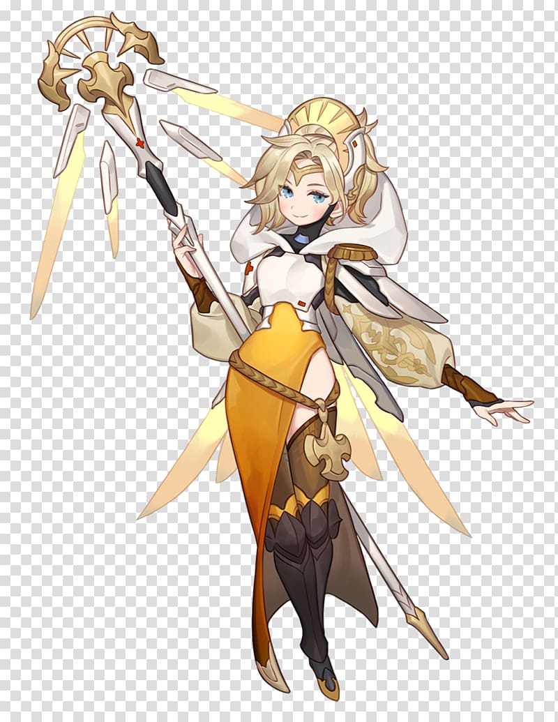 Overwatch Mercy Fan art Character, others transparent background PNG clipart