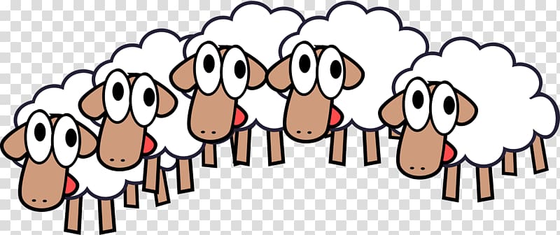 sheep herd clipart