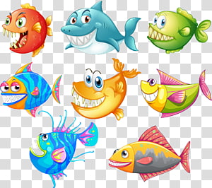 Colorful Fish Cartoon Free Clipart Download
