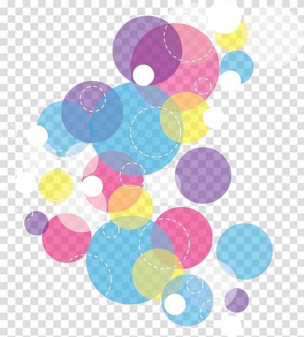 assorted-colored polka-dot digital artwork, Circle Point Graphic design, creative color ring transparent background PNG clipart