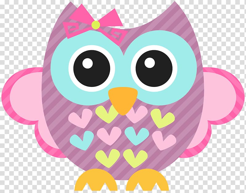 pink owl illustration, Baby Owls Bird , boho transparent background PNG clipart