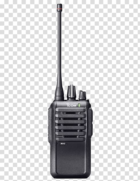 Two-way radio Icom Incorporated PMR446 Ultra high frequency, radio transparent background PNG clipart