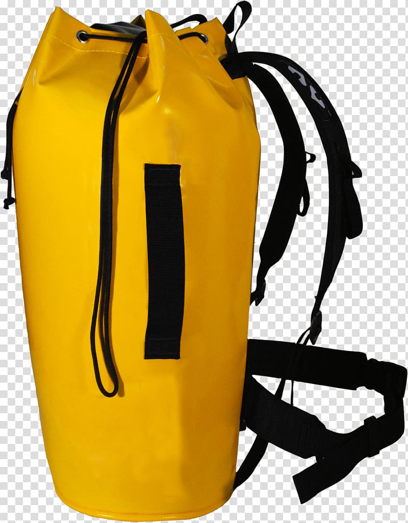 Bag Caving Speleology Canyoning Climbing, yellow kite transparent background PNG clipart