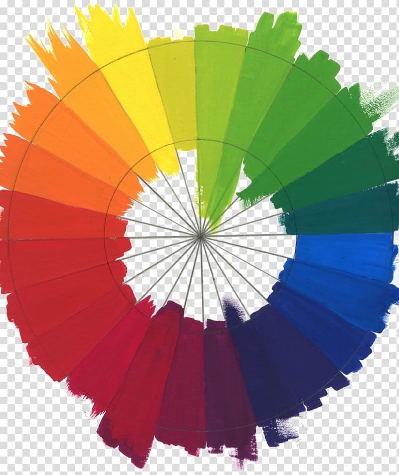 Color wheel Complementary colors Disk Yellow, 科技感 transparent background PNG clipart