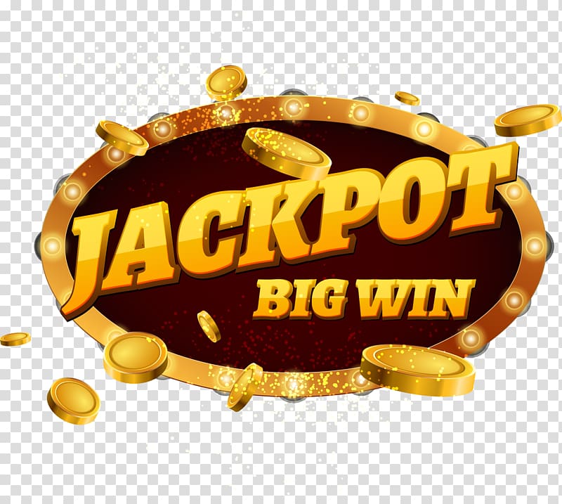 Jackpot , hand-painted billboards transparent background PNG clipart